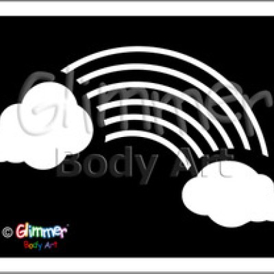 Glitter tattoo 059 Rainbow Pack Of 5 